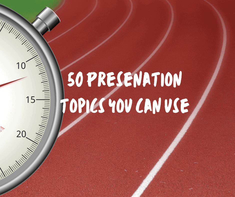 3 minute topics for presentation