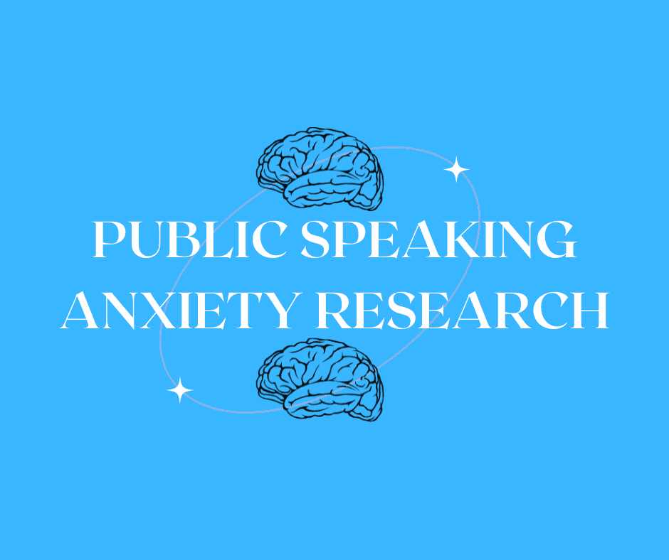 public speaking anxiety research